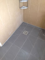 Working in Newton Abbot installing a fully tiled wet room